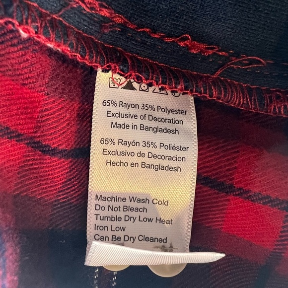 Jachs Girlfriend Flannel Shirt Women's Size S - Picture 5 of 8